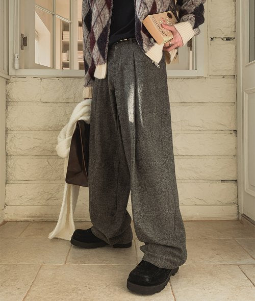 Flera Wool Wide Slacks