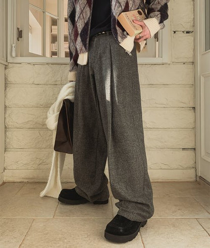 Flera Wool Wide Slacks