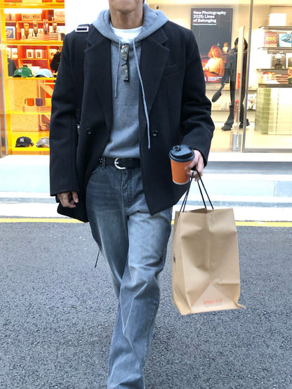 A-cut Double-breasted Jacket