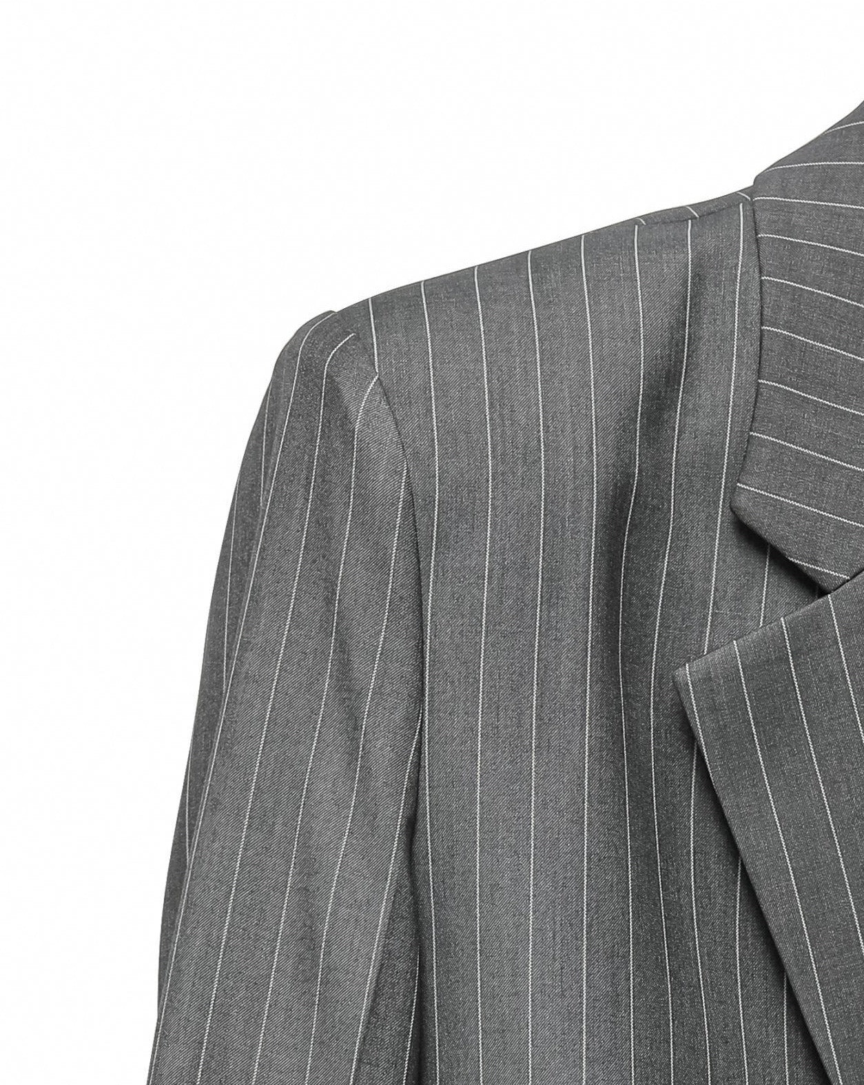 [PAPERMOON] SS / Wide Pin Stripe Set Up Suit Single Blazer