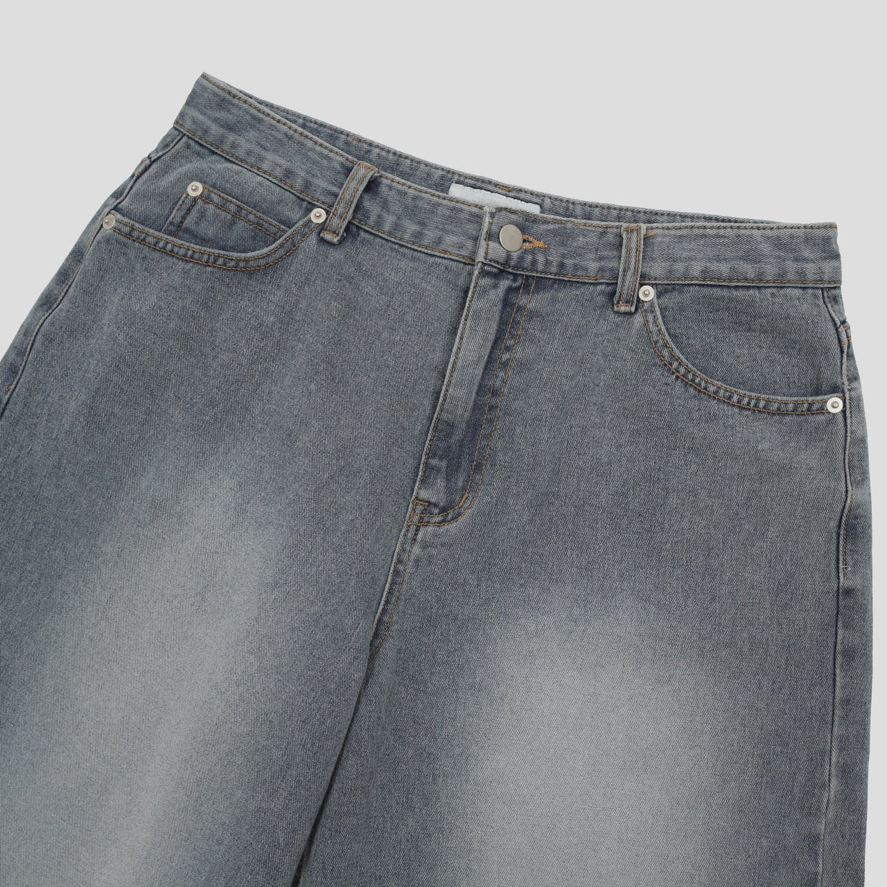 Coil Sand Wide Denim Pants