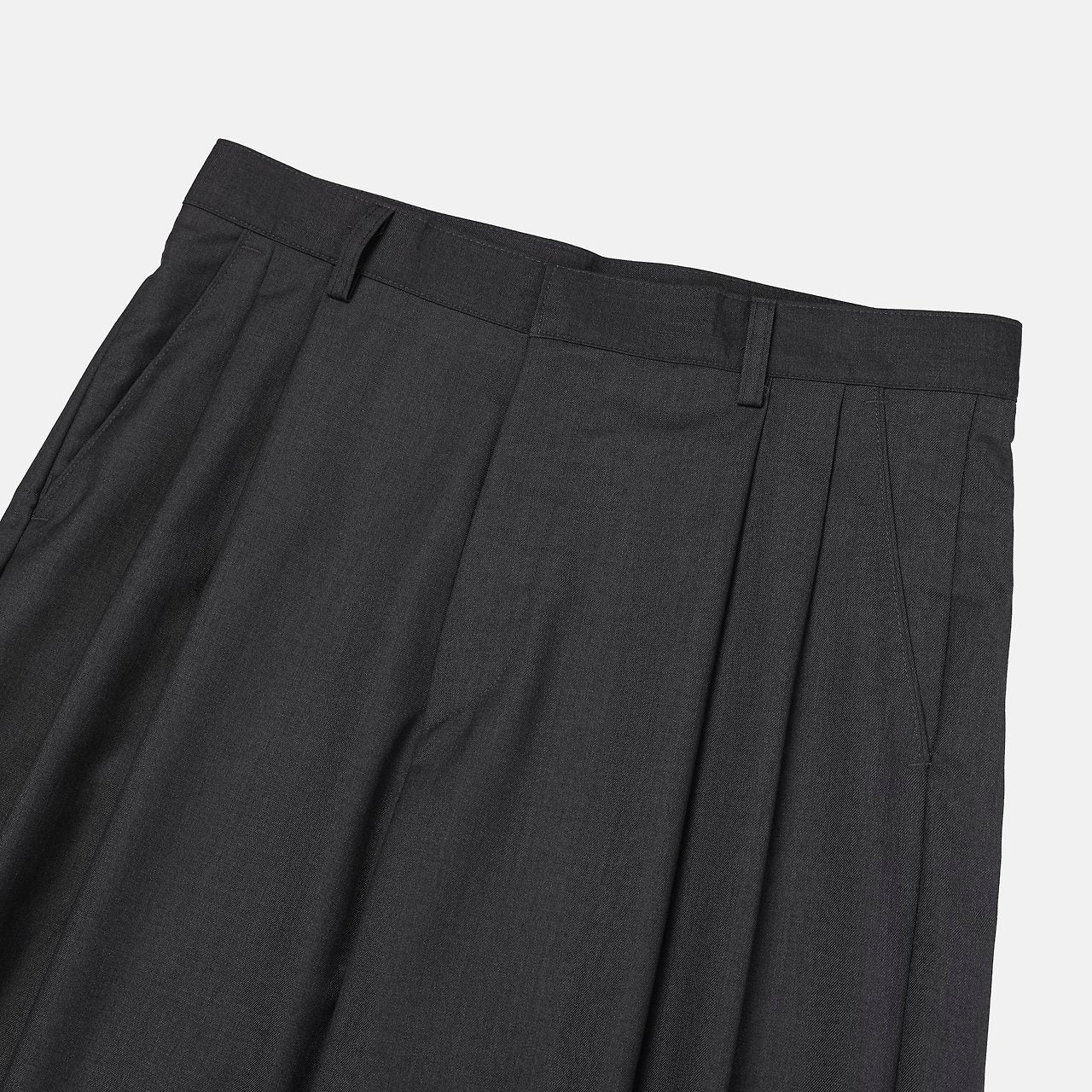 Two-Tuck Balloon Wide Slacks
