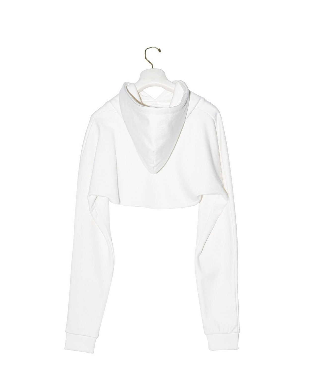 [PAPERMOON] SS / Bolero Detail Cropped Sweat Hoodie