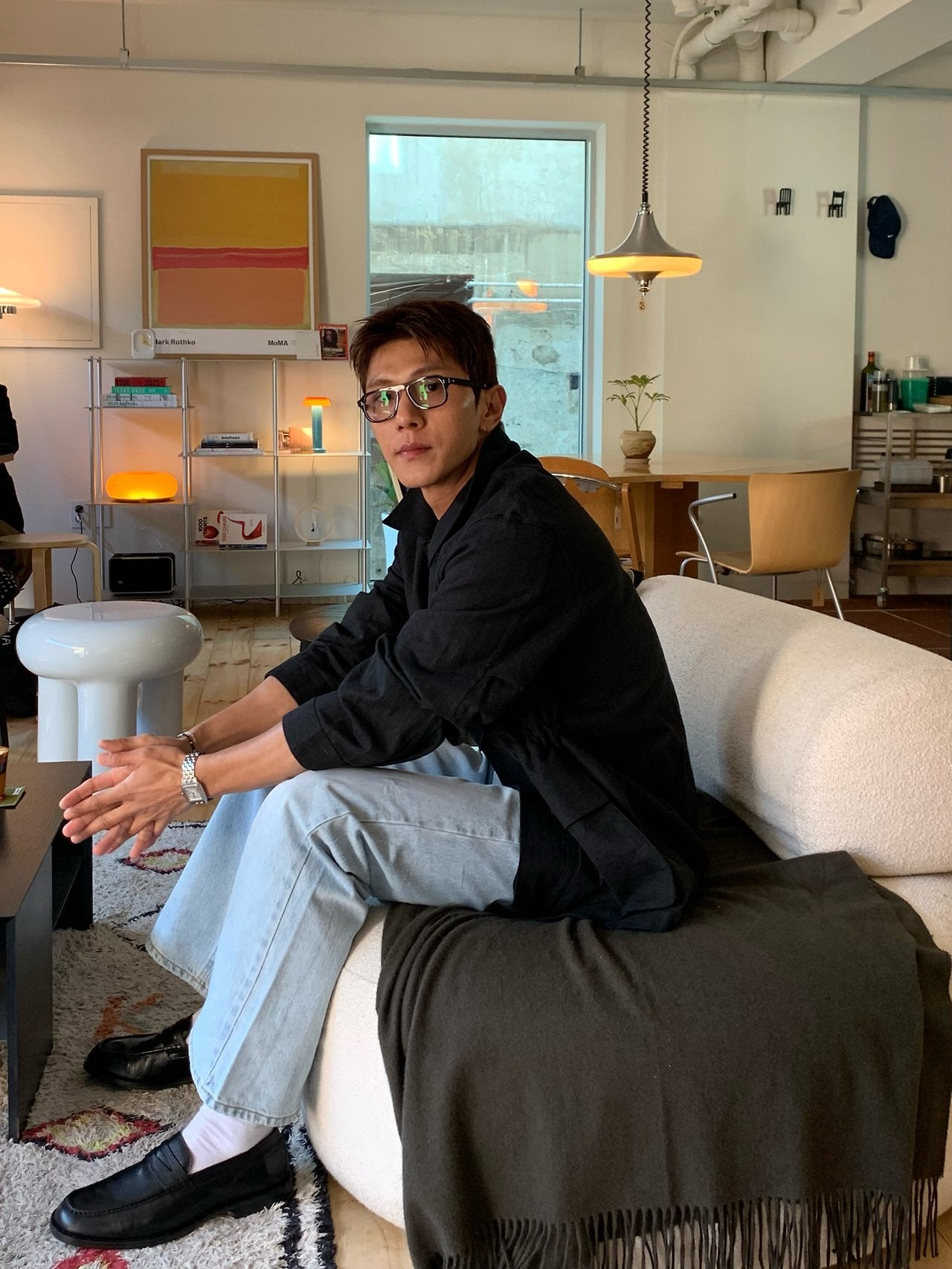 D'Air Linen Military Jacket