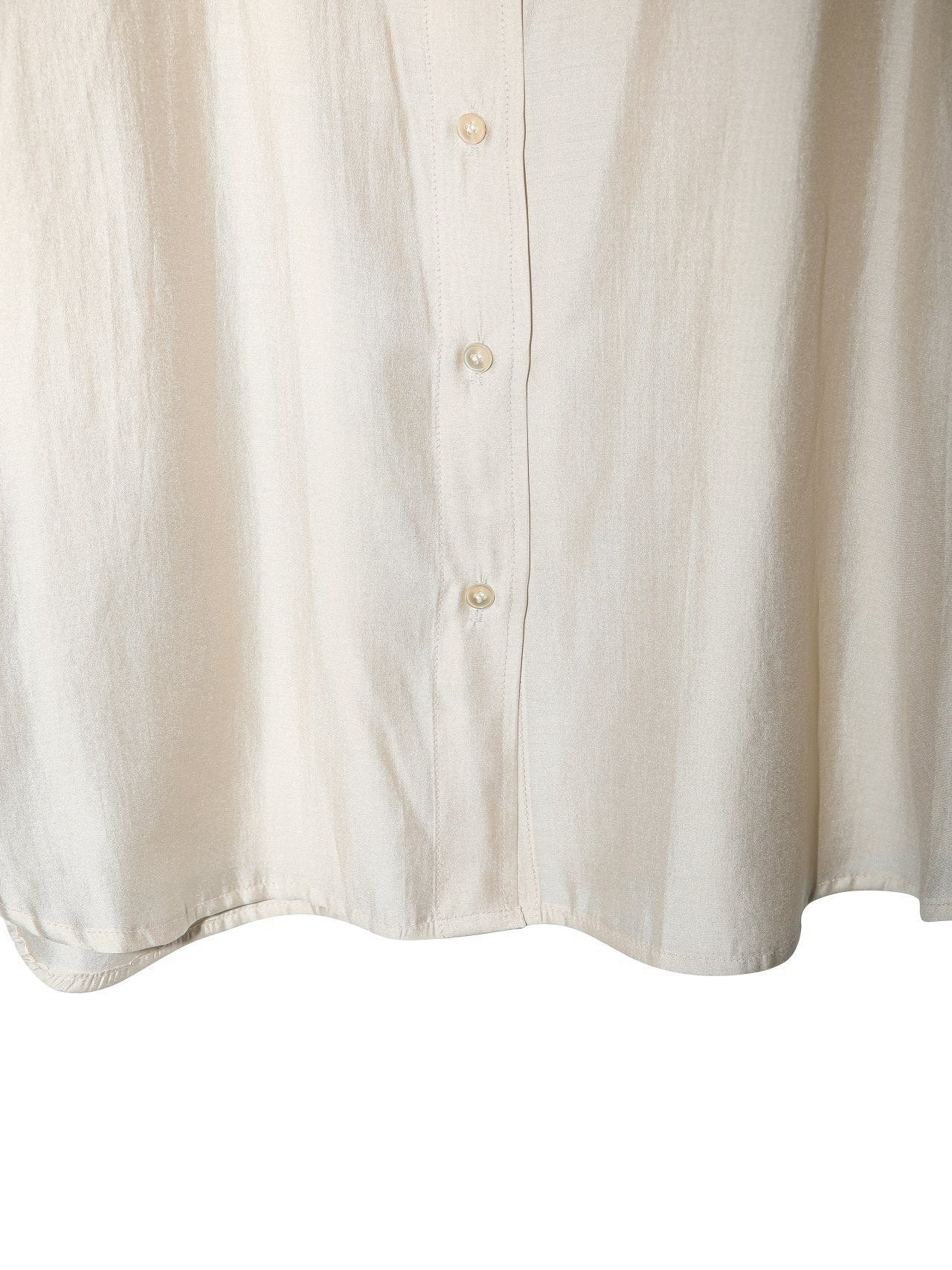 【PAPERMOON ペーパームーン】SS / Sheer Silky Classic Button Down Shirt