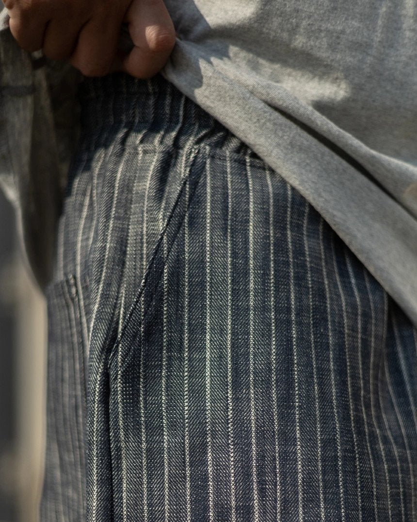 Stripe Wide Shorts