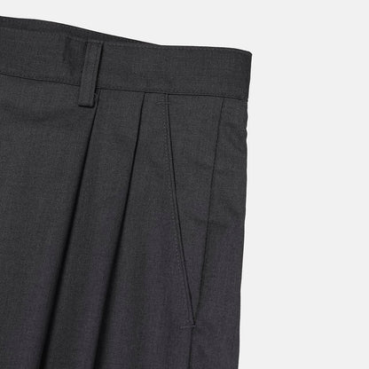 Two-Tuck Balloon Wide Slacks