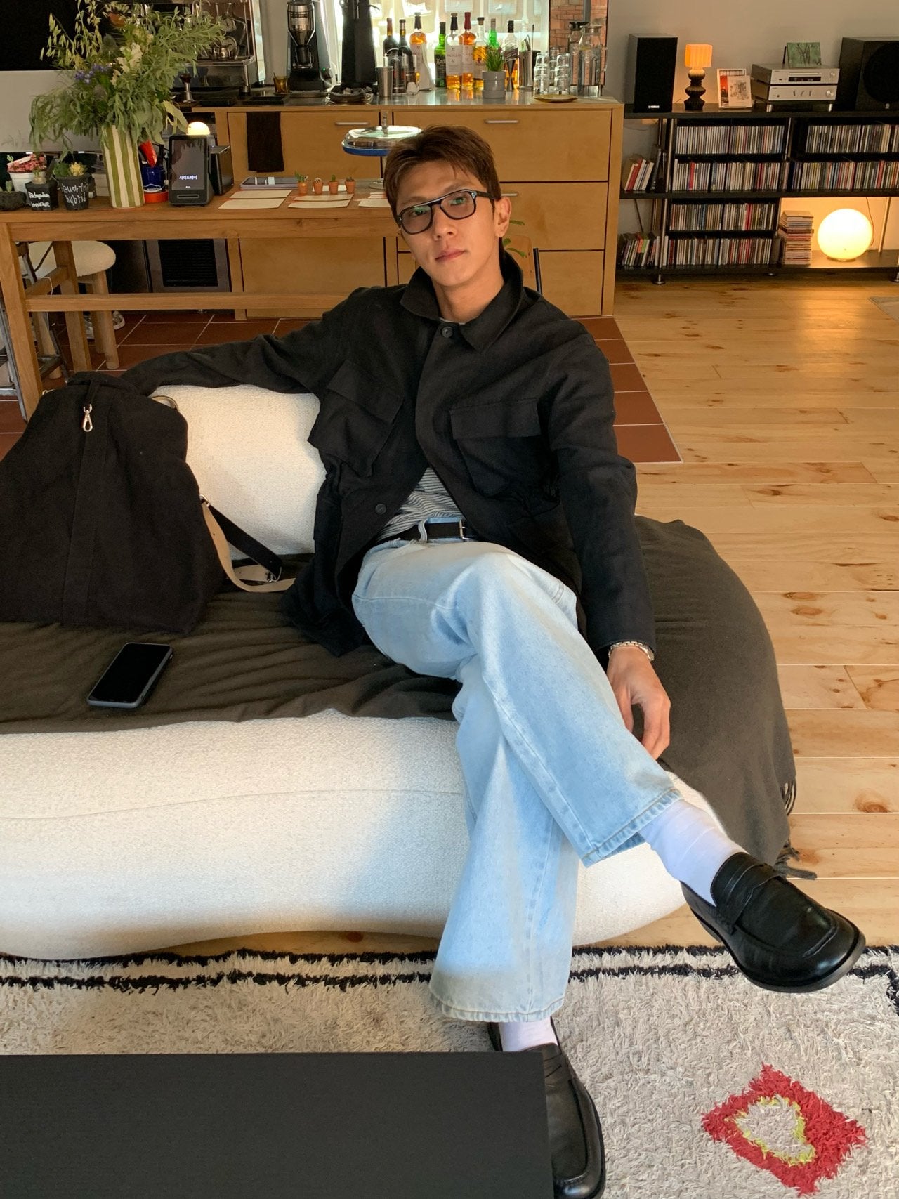 D'Air Linen Military Jacket