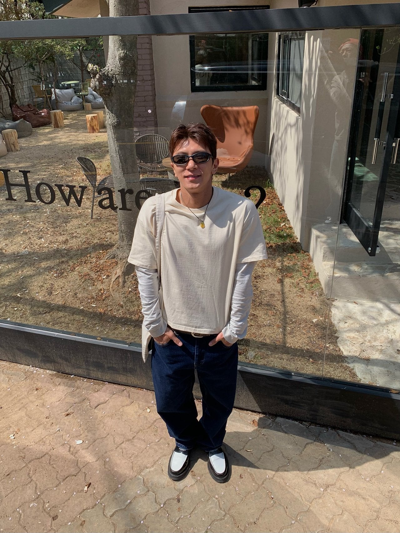 Pigment-Washed Nylon Shirt Jacket