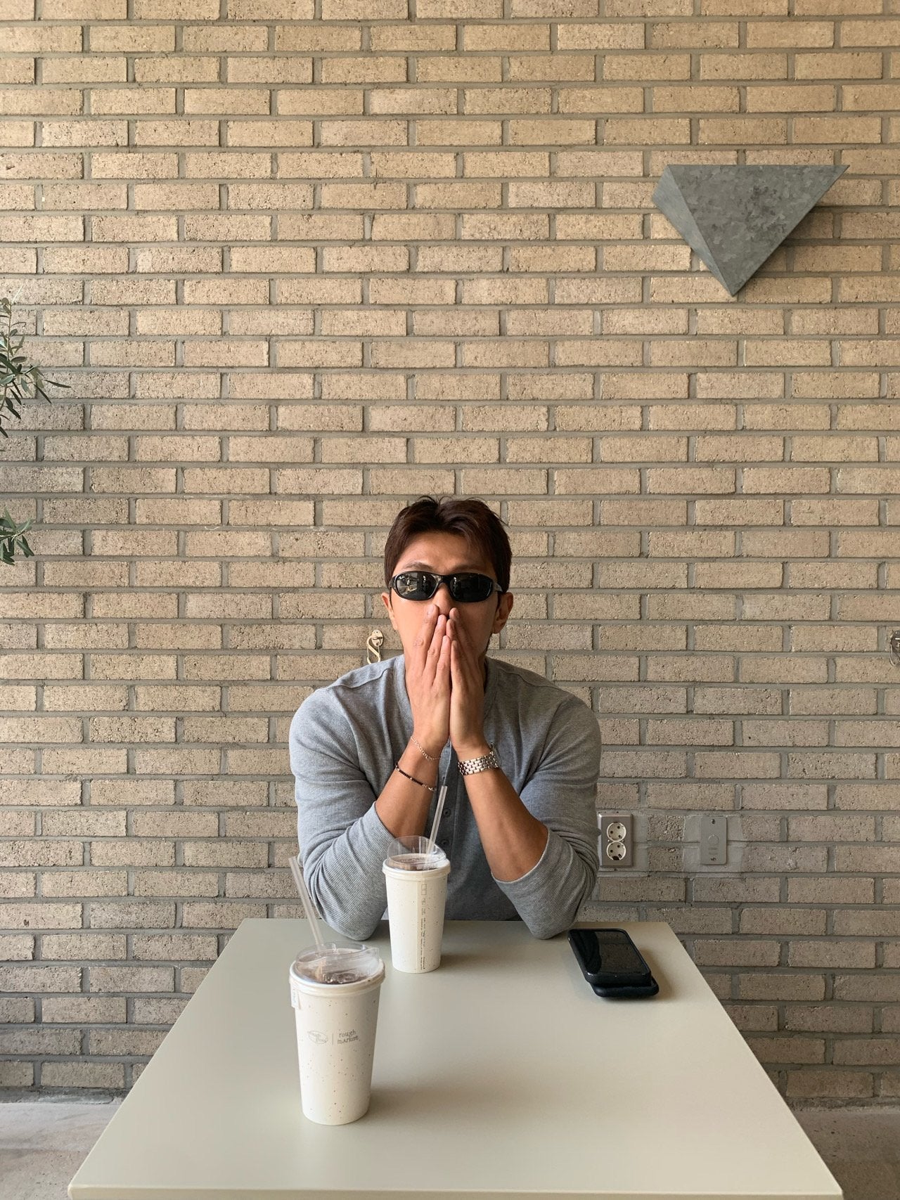 Pigment-Washed Nylon Shirt Jacket