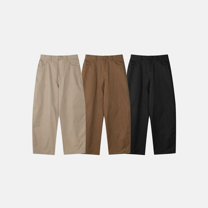 Volume Curve Cotton Balloon Pants