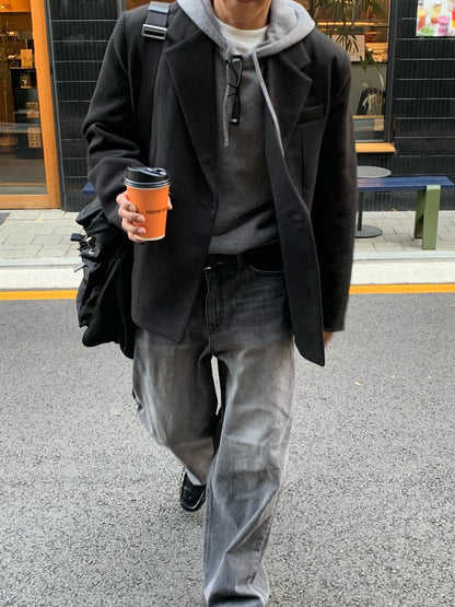 A-cut Double-breasted Jacket