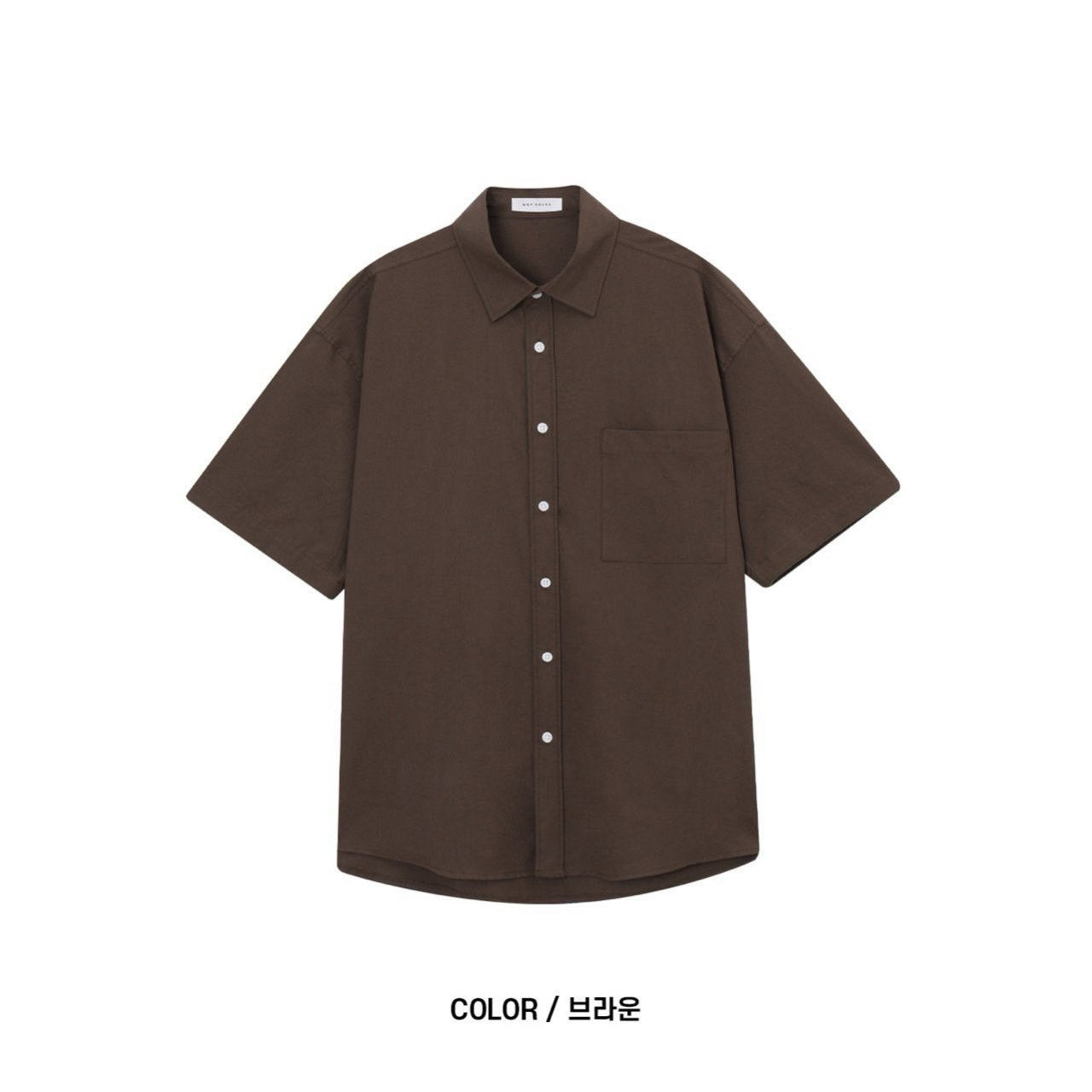 Pigment-Washed Nylon Shirt Jacket