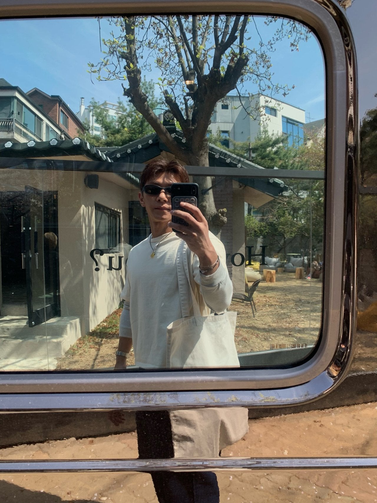 Pigment-Washed Nylon Shirt Jacket