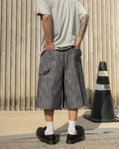 Stripe Wide Shorts