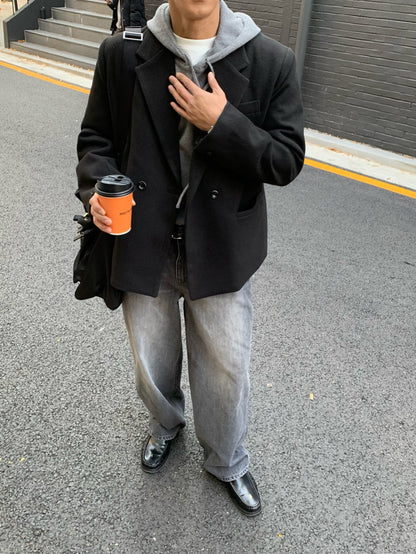 A-cut Double-breasted Jacket