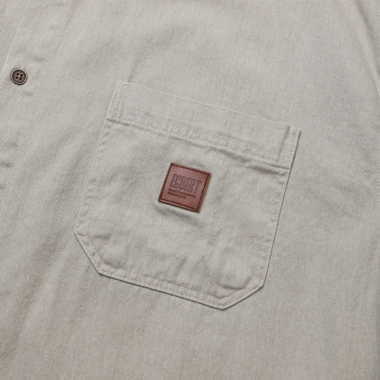 Pigment-Washed Nylon Shirt Jacket