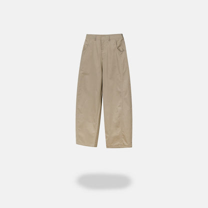 Soft Curve Wide Cotton Pants