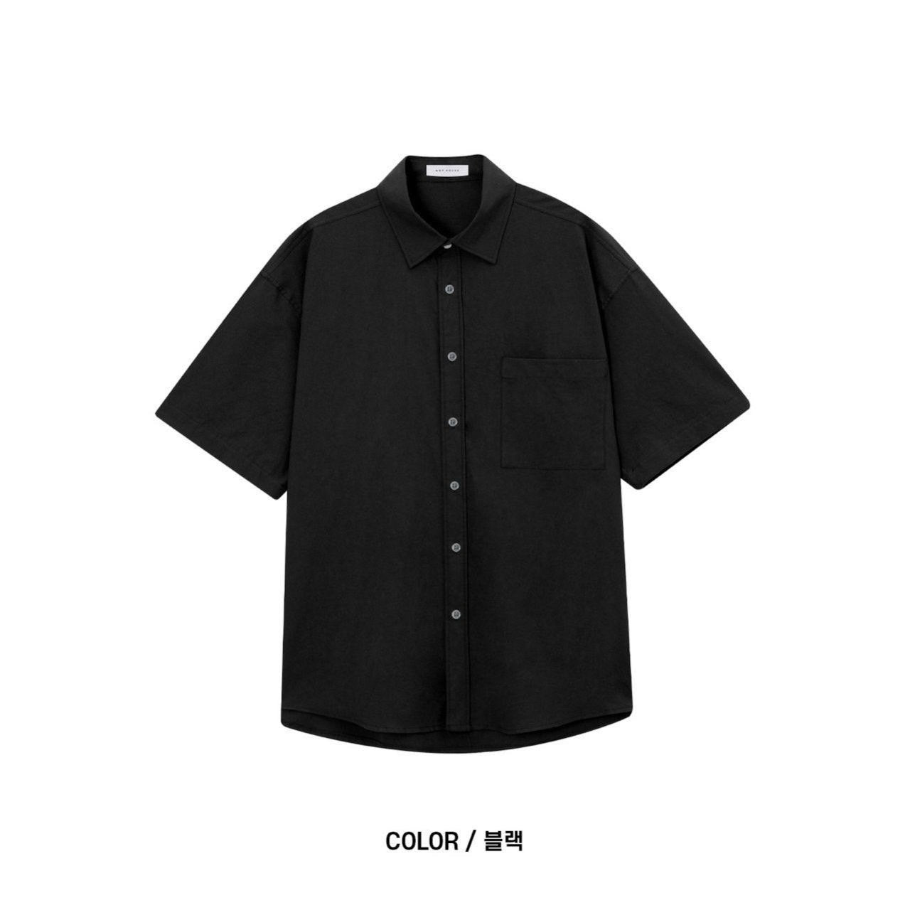 Pigment-Washed Nylon Shirt Jacket