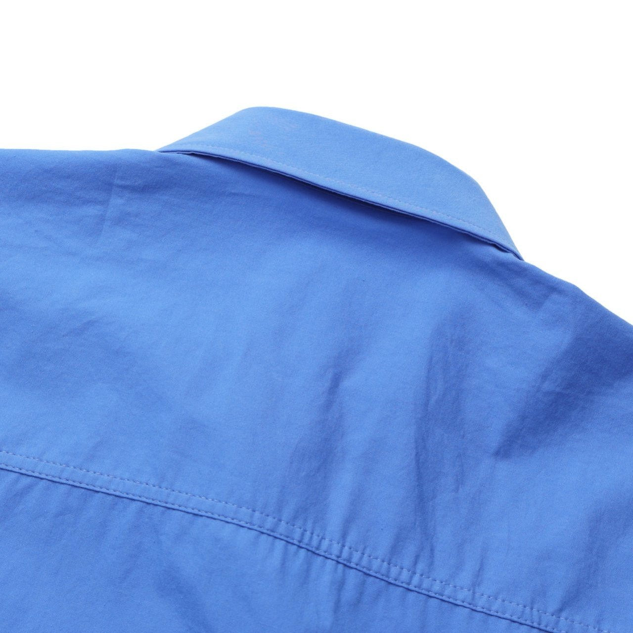 Pigment-Washed Nylon Shirt Jacket