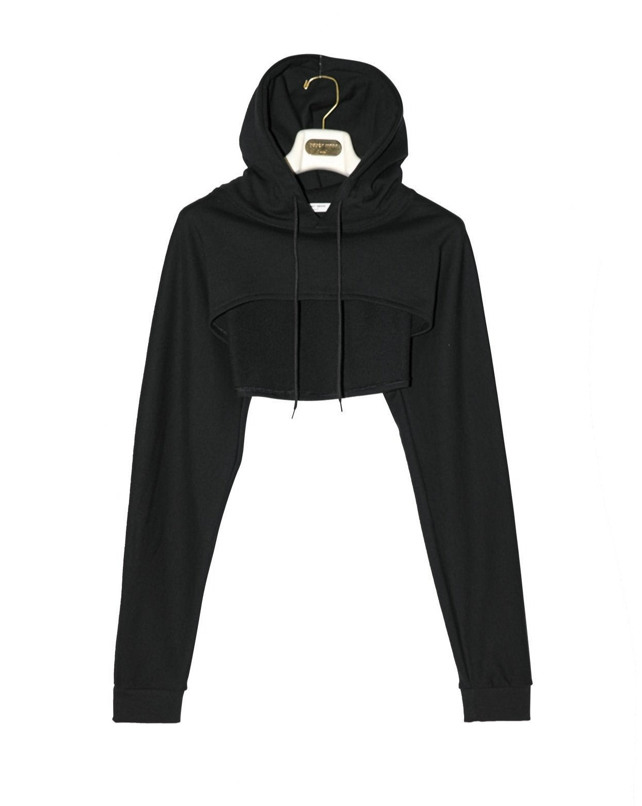 【PAPERMOON 페이퍼 문】SS / Bolero Detail Cropped Sweat Hoodie