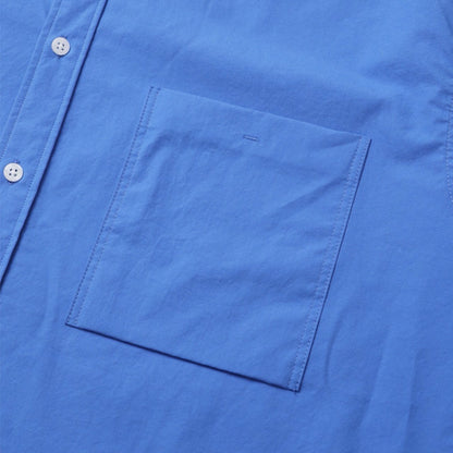 Pigment-Washed Nylon Shirt Jacket