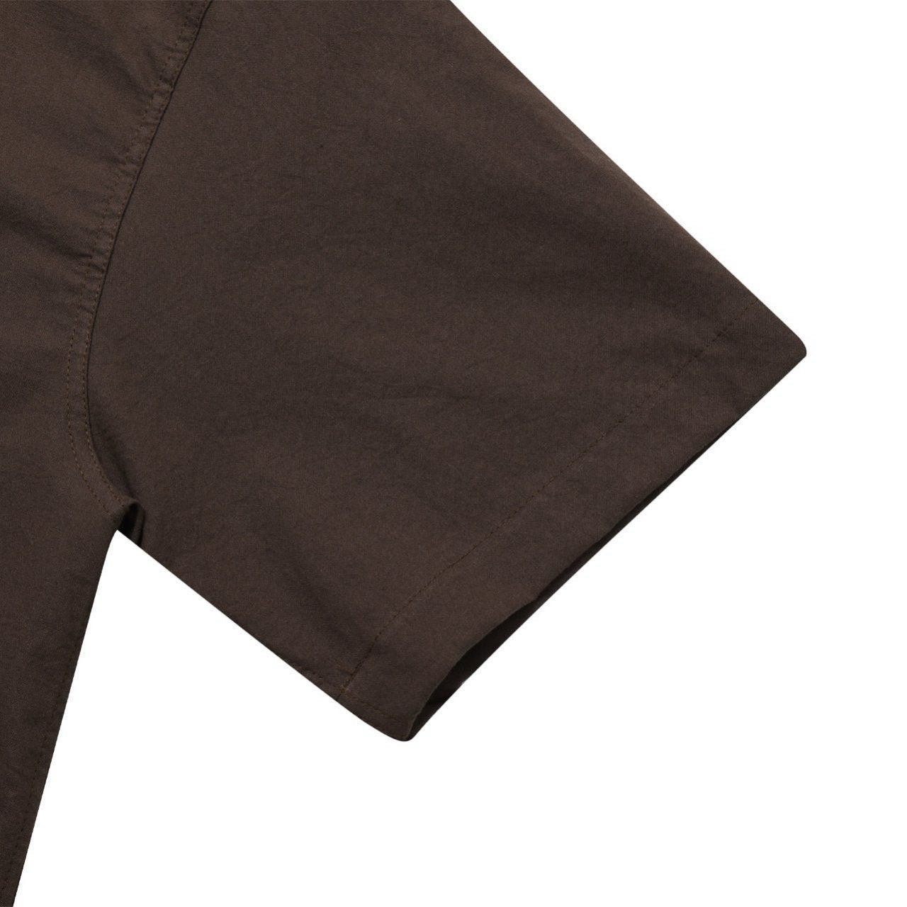 Pigment-Washed Nylon Shirt Jacket