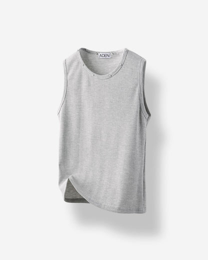 Riveted Sleeveless Top