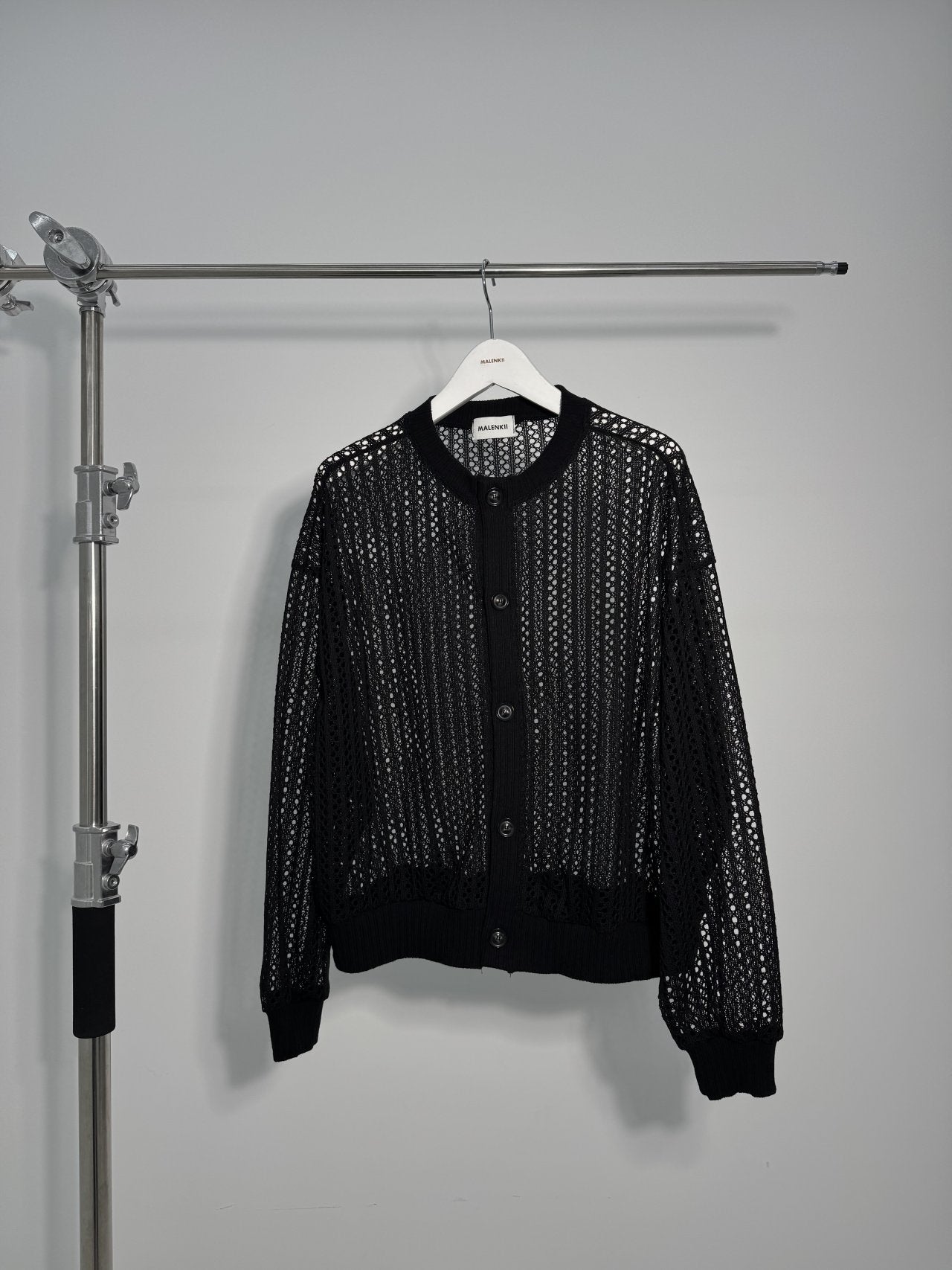 Pigment-Washed Nylon Shirt Jacket