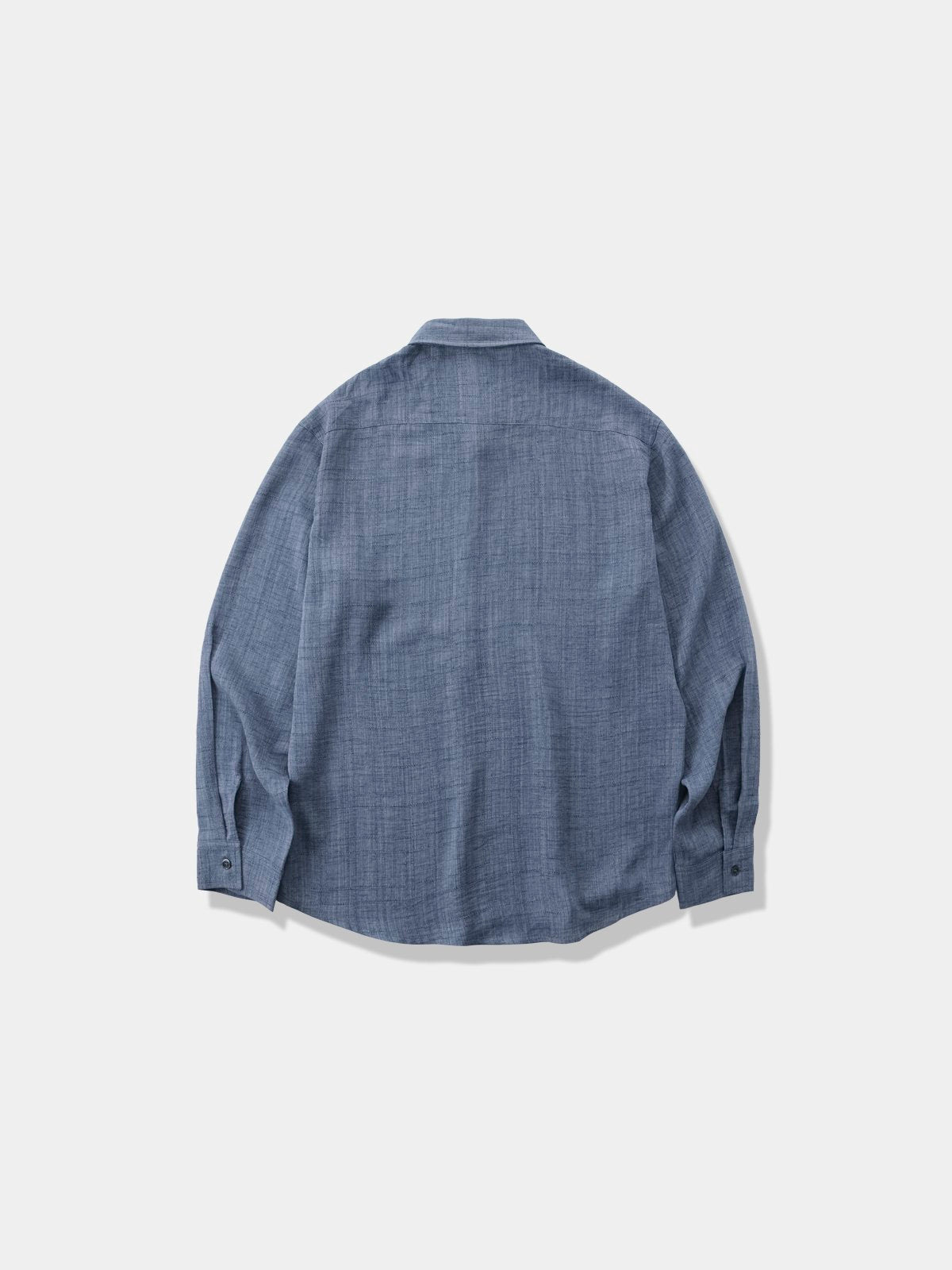 Pigment-Washed Nylon Shirt Jacket