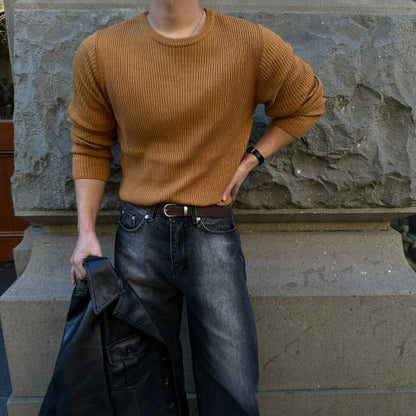 Macle Rib Wool Knit