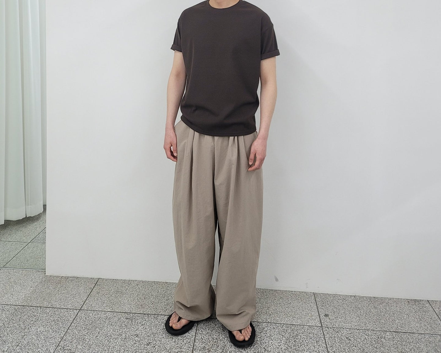 Cotton Linen Balloon String Pants