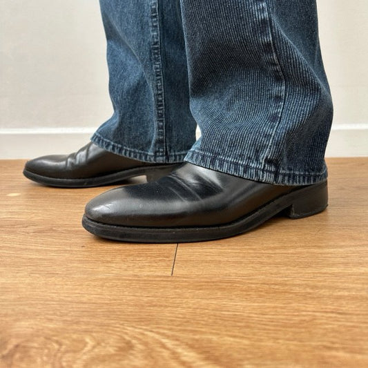 Chief Stripe Wide Denim Pants