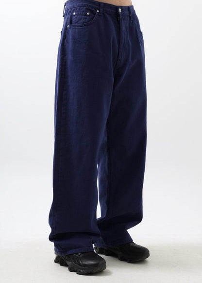 Label Dyeing Wide Pants