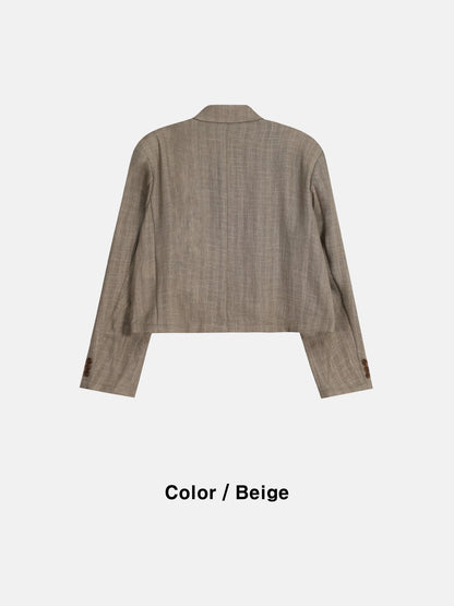 Lawrence Linen Collar Jacket