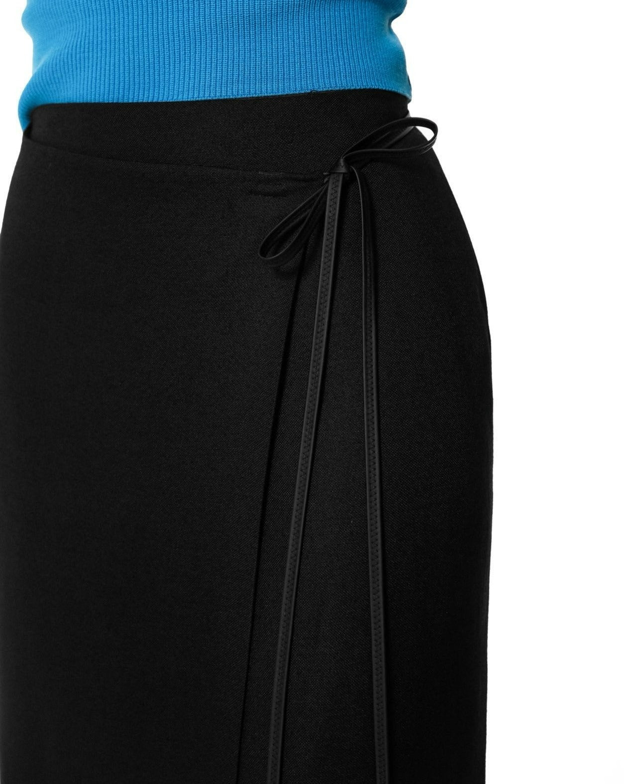 [PAPERMOON] SS / Linen Wrap Pencil Maxi Skirt