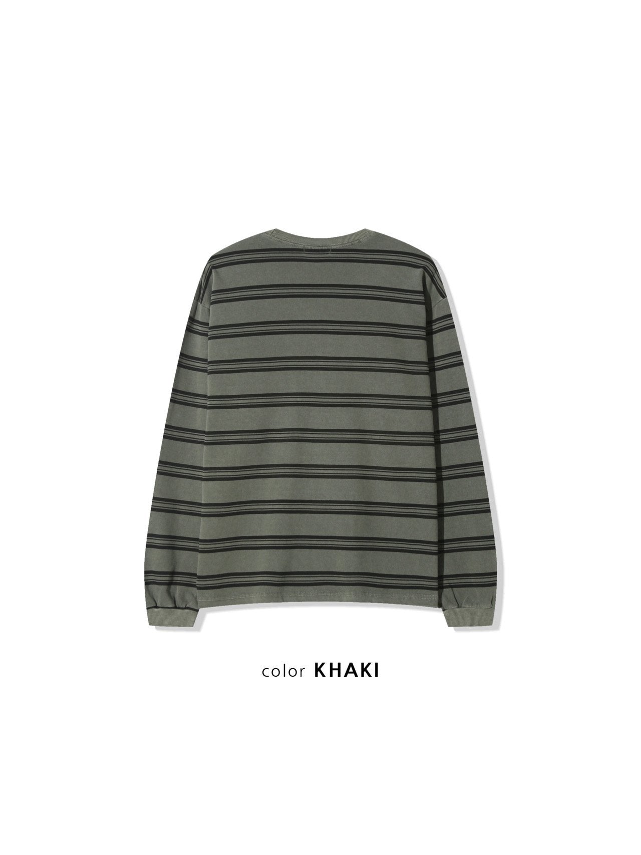 Mini Stripe Pigment Long Sleeve Tee