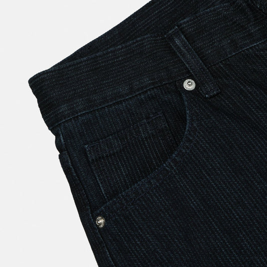 Luggage Ribbed Denim Set-up