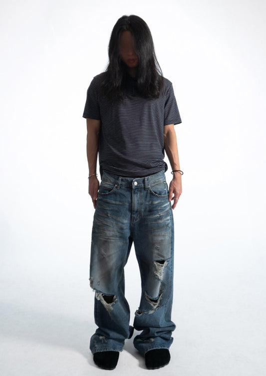 Pigment-Washed Nylon Shirt Jacket