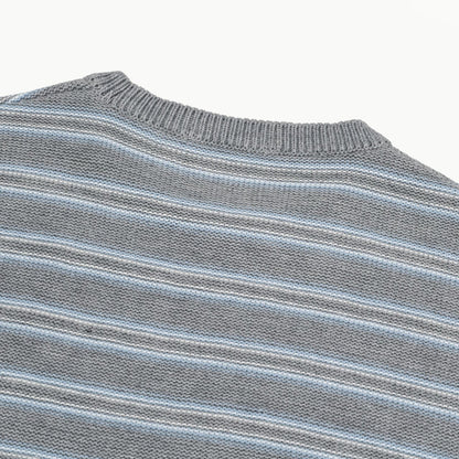 Reverse Stripe Knit Sweater