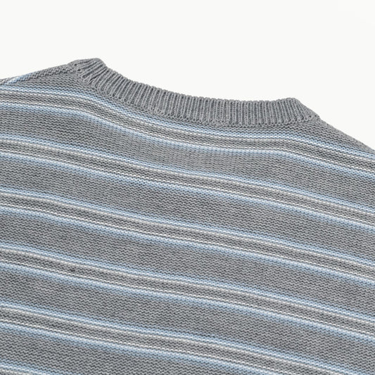 Reverse Stripe Knit Sweater