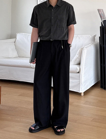 Pigment Nylon Half Sleeve Shirt
