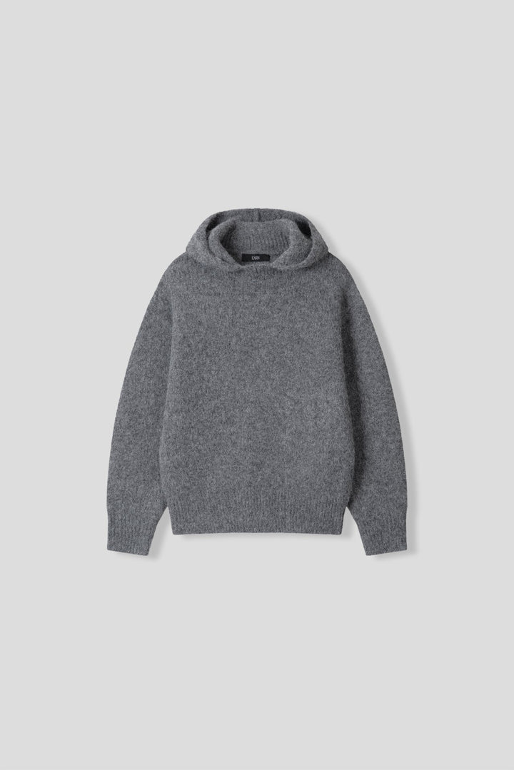 Kink Mohair Hooded Knit