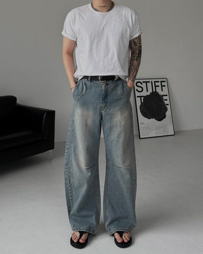 Curve Dart Wide Denim