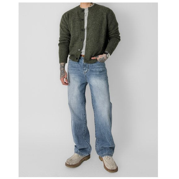 BB Light Blue Semi-Wide Back Banding Denim