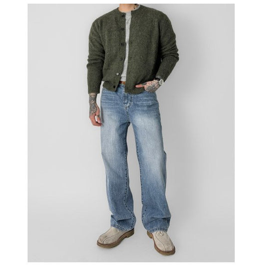 BB Light Blue Semi-Wide Back Banding Denim