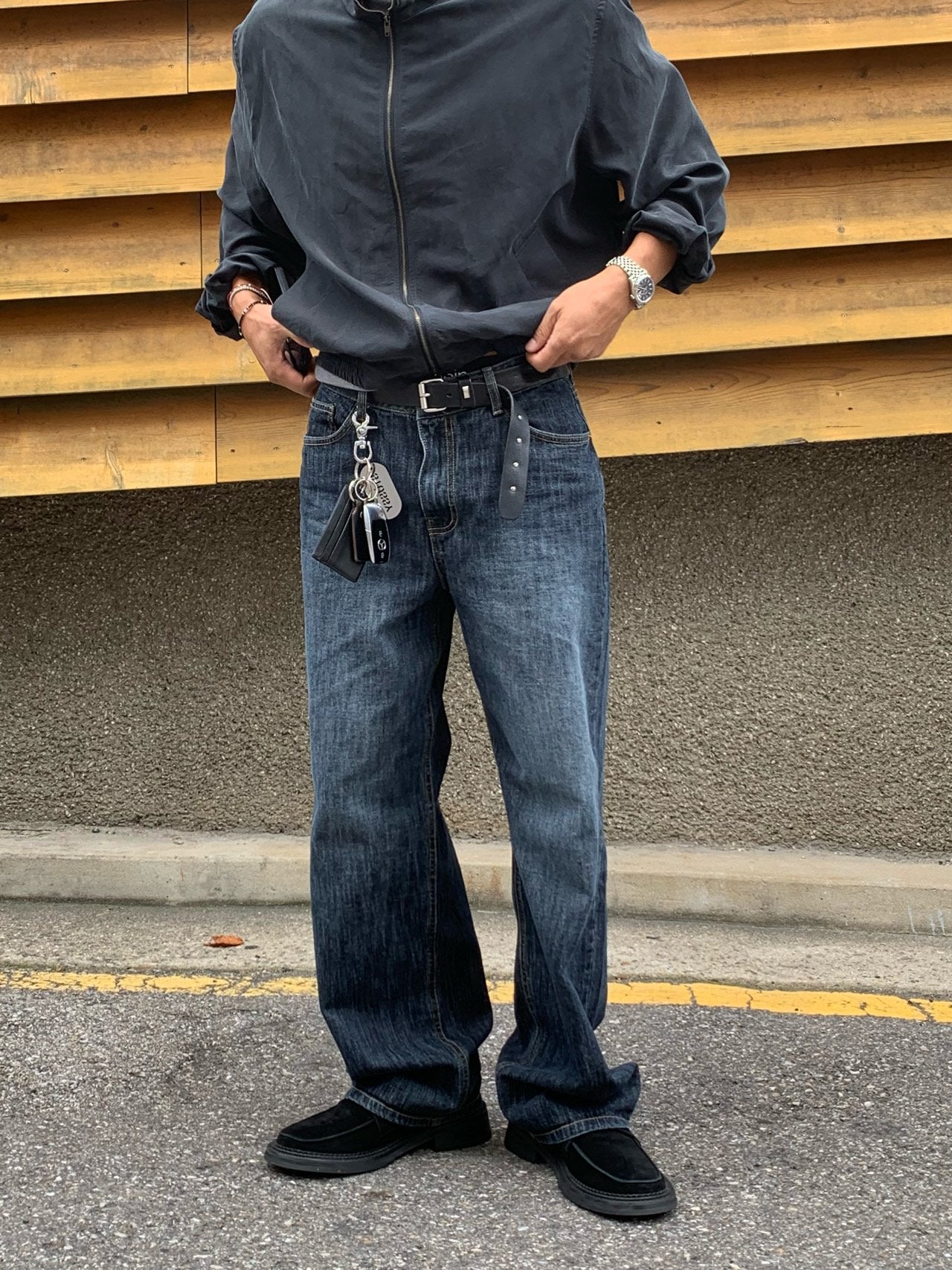 NEX Straight Denim Pants