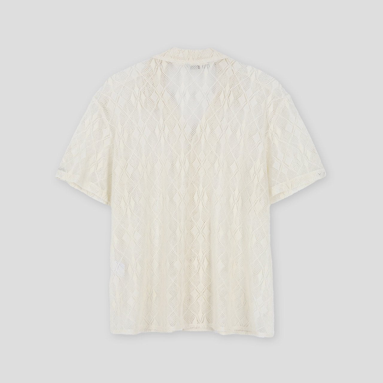 Argyle Punching Lace Shirt