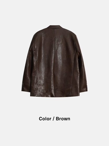 Kai Leather Blazer