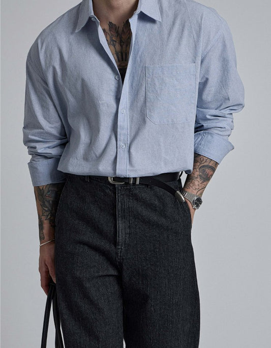 Puckered Wide Pants